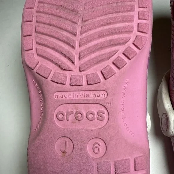 Crocs Limited Edition Hello Kitty And Friends Classic Clog Pink / White  Size 6 - Picture 9 of 15